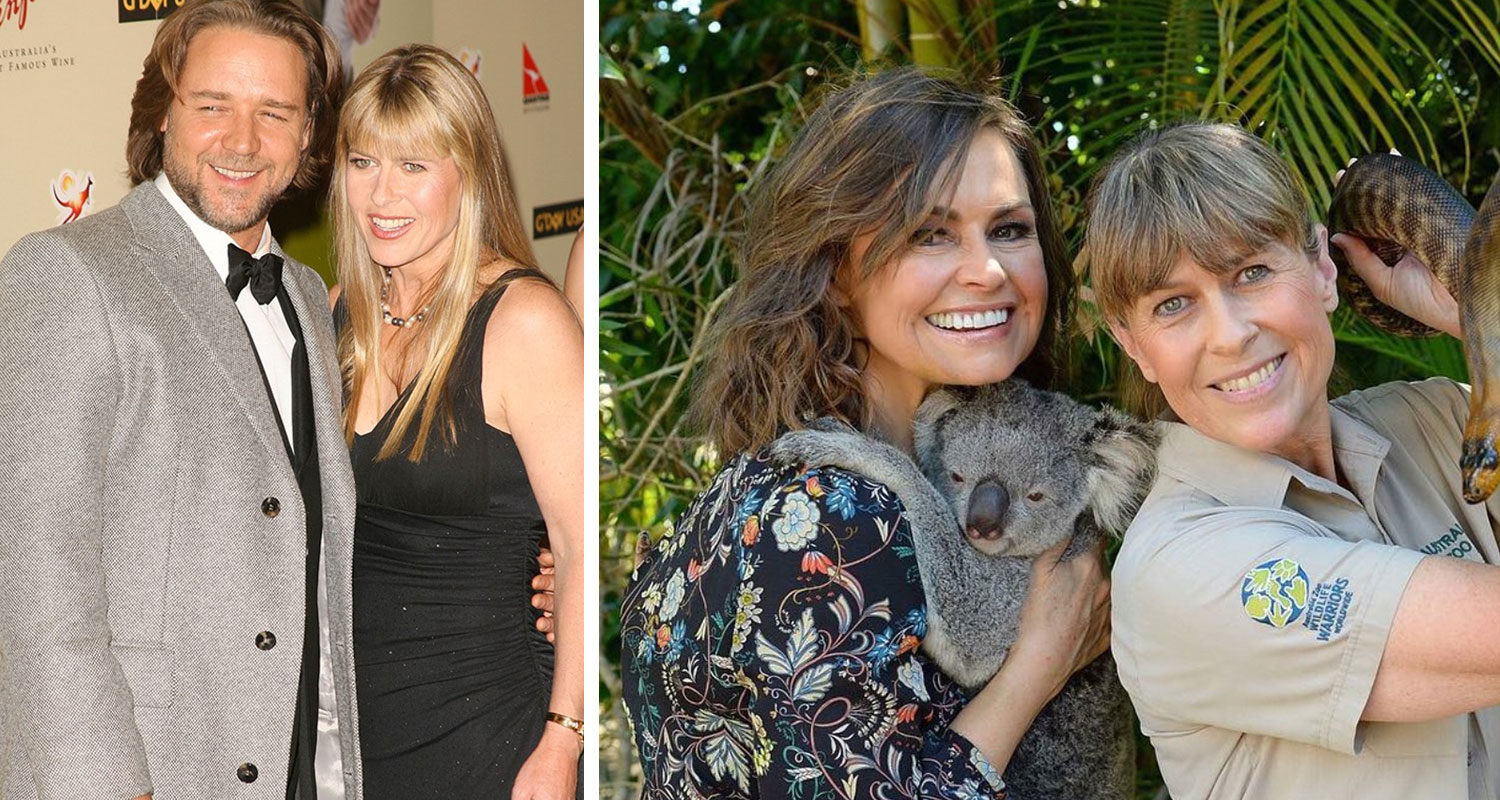 Terri Irwin gushes about Russell Crowe on The Project.