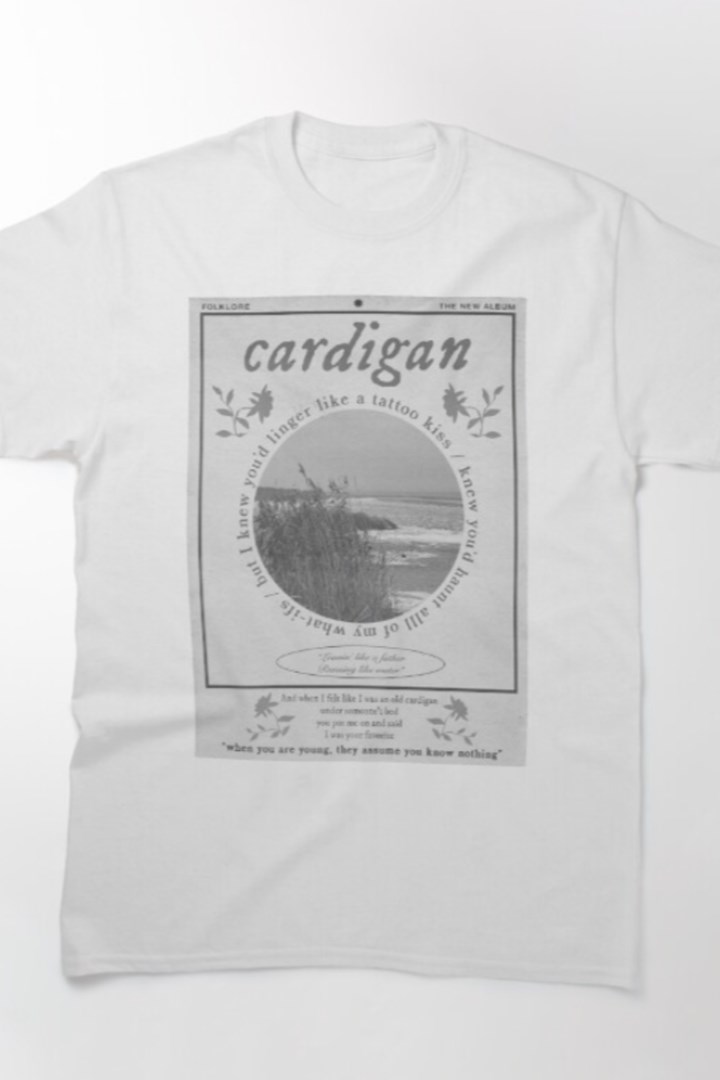 Cardigan taylor swift tshirt