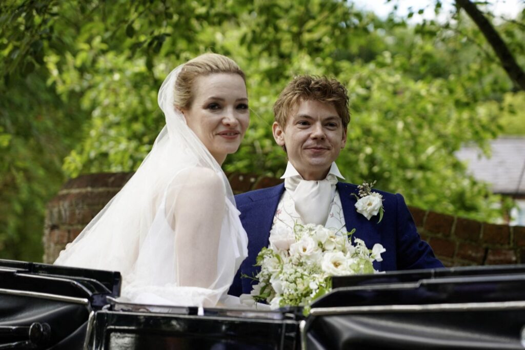 Inside Thomas BrodieSangster and Talulah Riley's wedding day WHO