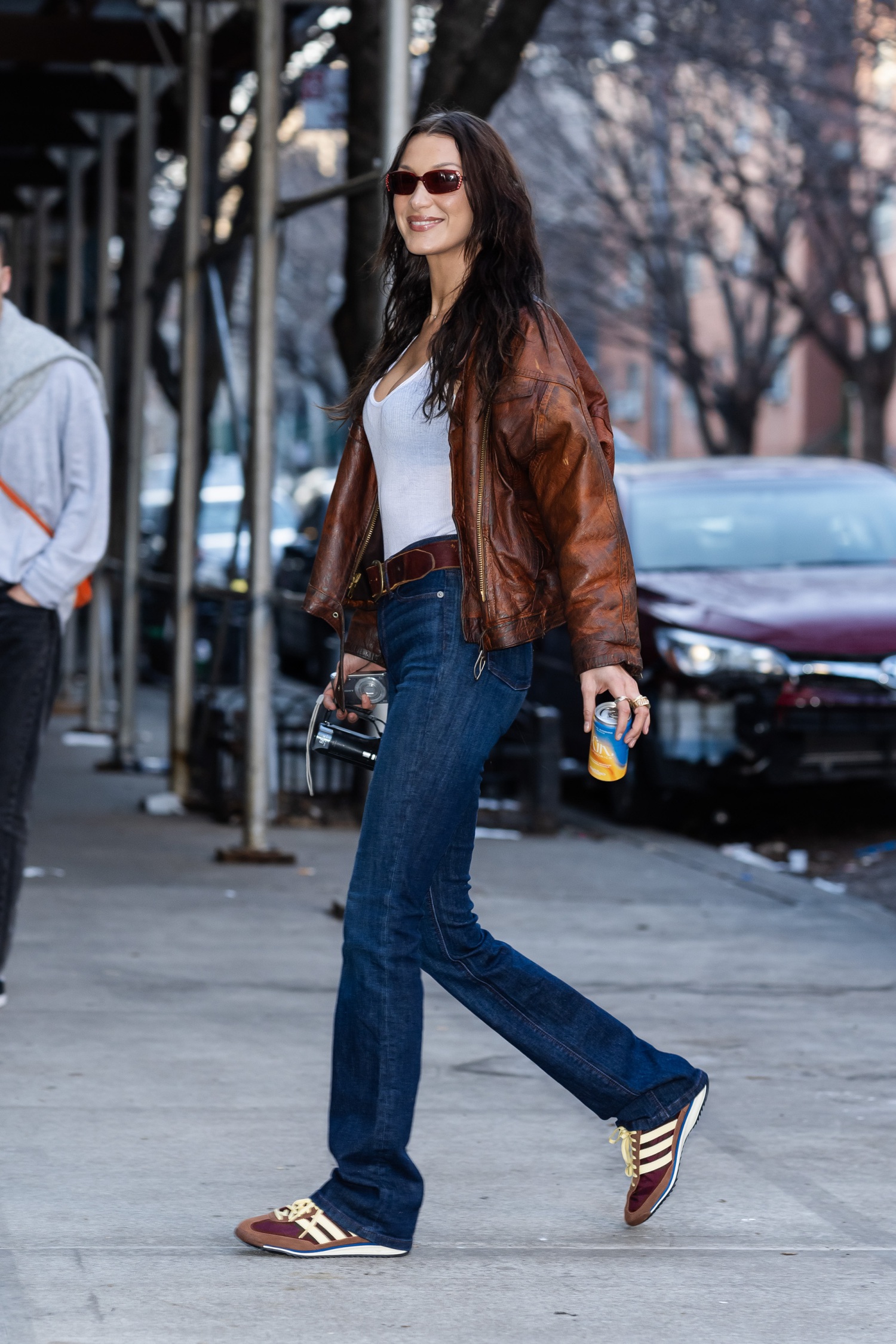 Bella Hadid trending sneakers