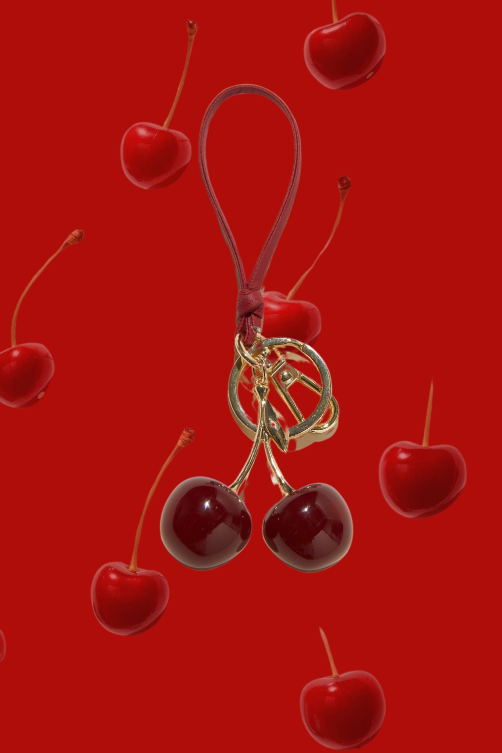 Cherry Bag Charm