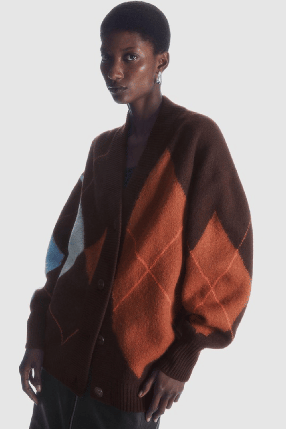 Oversized Cardigan Wool Ruhr Oversized Mohair Cardigan Brown – The