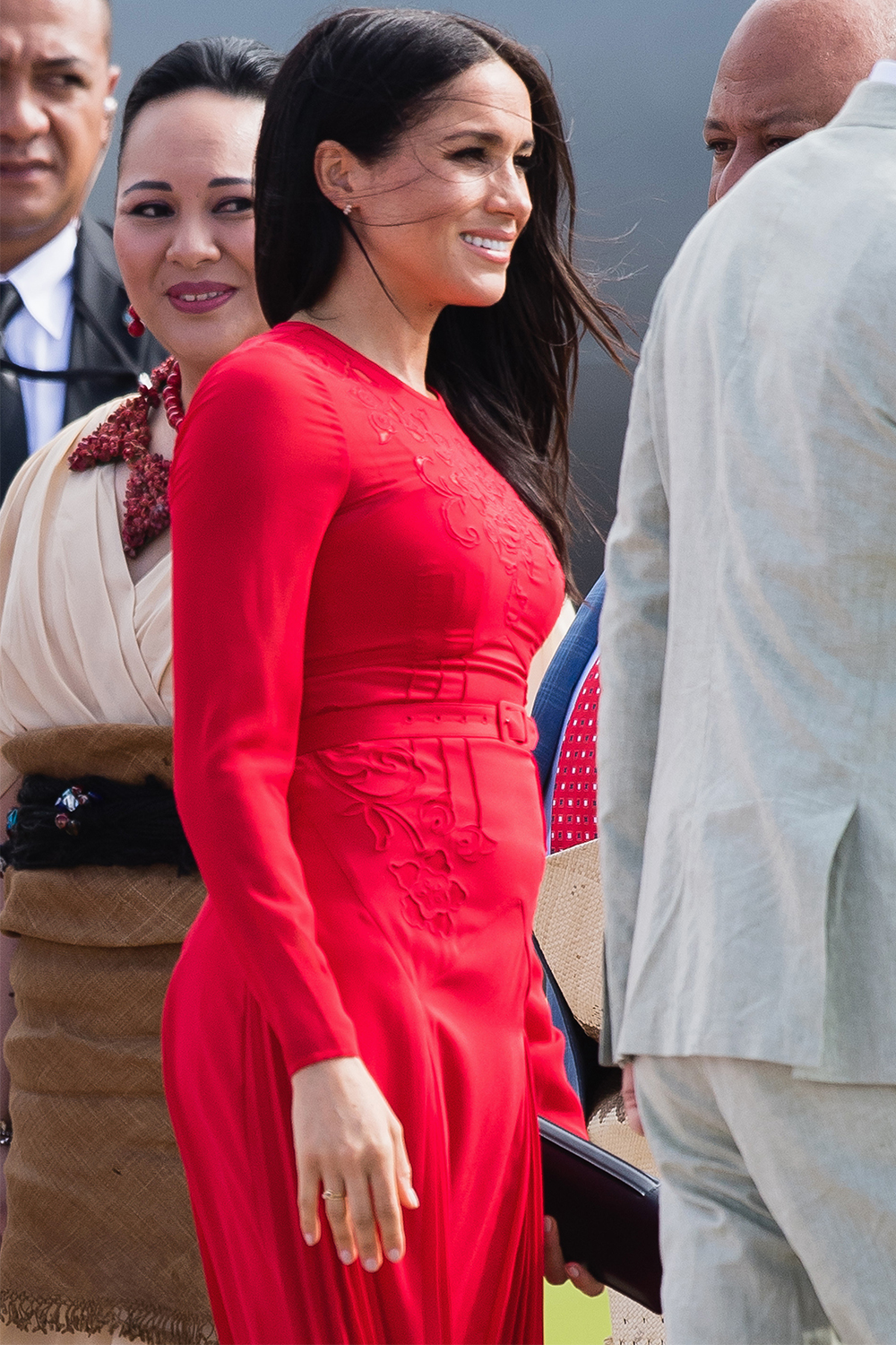 Self Portrait Red Dress Meghan Markle Discount Meghan Markle Red Self  Portrait Dress New Arrivals Meghan