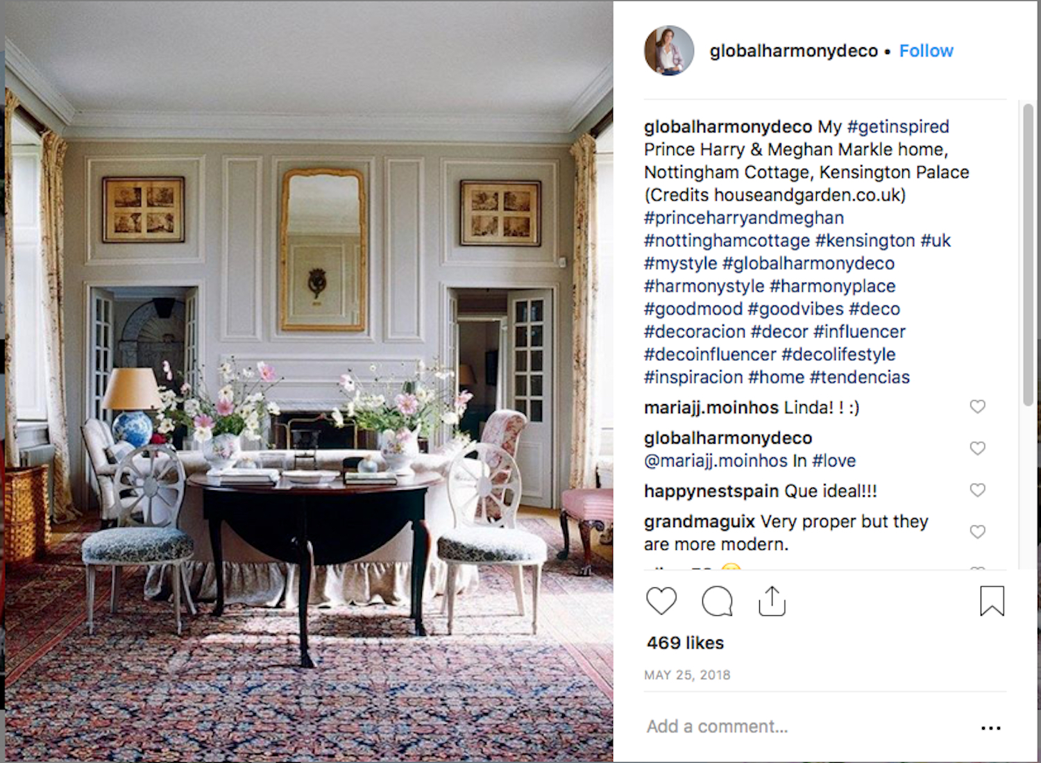 Nottingham Cottage interior