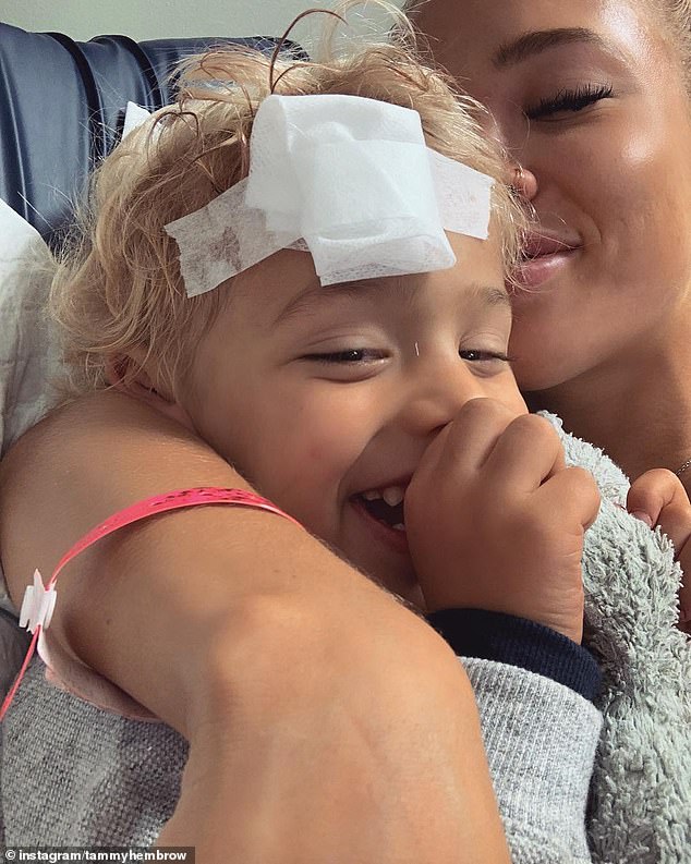 Tammy Hembrow's son was rushed to the emergency room after her nanny