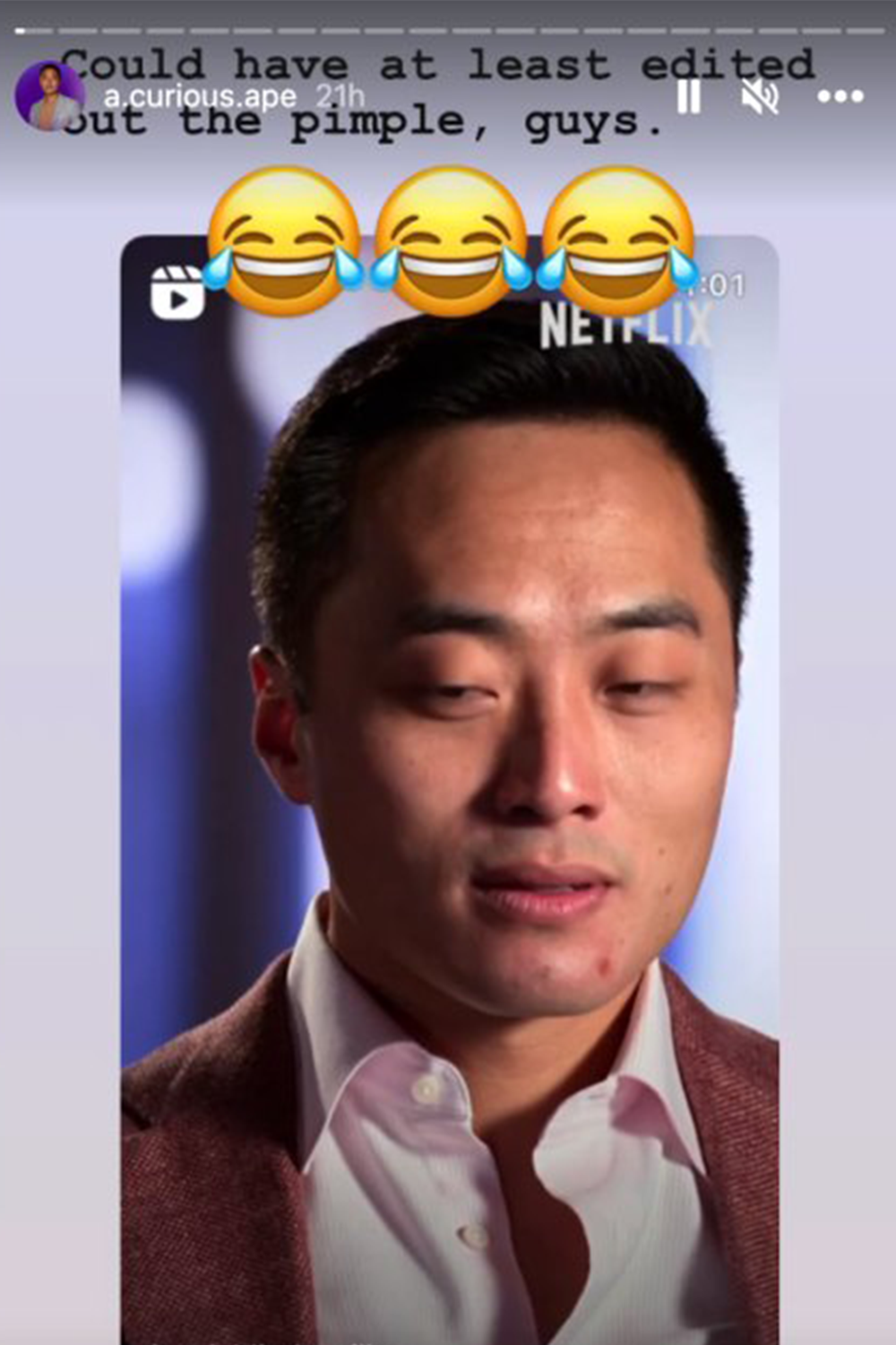 Love Is Blind's Andrew fakes tears with eye drops WHO