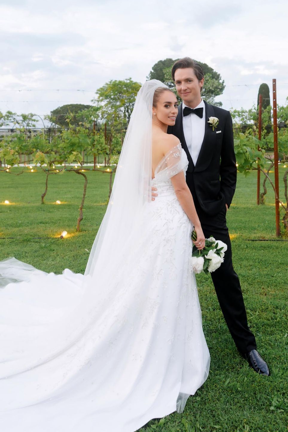 Chloe Stroll Scotty James Wedding